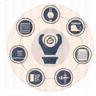 Iconic image representing data analysis and reporting
