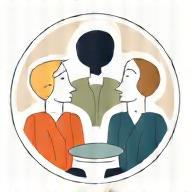 Iconic image representing consultation