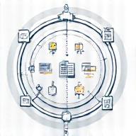 Iconic image representing logistics and coordination